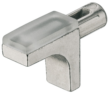 Shelf support, for inserting into drill hole ⌀ 5 mm, zinc alloy with plastic support