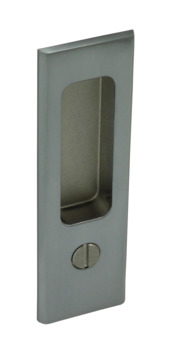 Mortise lock, for sliding doors, with hook latch, bathroom/WC