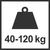 40–120 kg