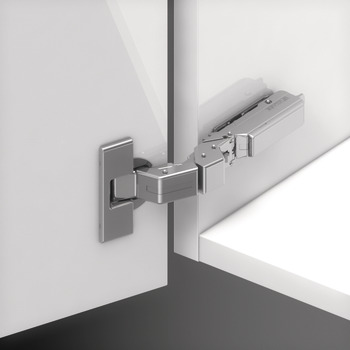 Concealed hinge, Grass, Tiomos M9 110°, for thin doors from thickness of 12 mm