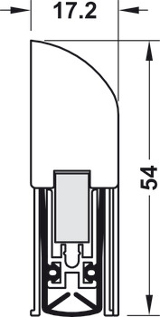 Retractable door seal, Schall-Ex® L-15 FS, Athmer