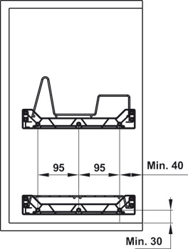 Wall unit lift, Dish rack - Presto 