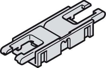 Clip connector, Häfele Loox5 for LED strip light, monochrome, 8 mm