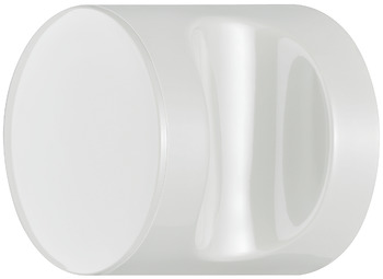 Furniture knob, Polyamide, Ø 32 mm, with recessed grip, cylindrical