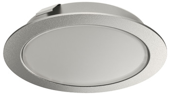 Recess/surface mounted downlight, Häfele Loox LED 3039 24 V 3-pin (multi-white) drill hole Ø 55 mm, steel