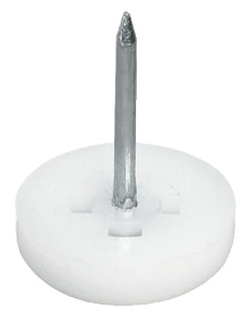 Furniture glide, height 5 mm, plastic, for knocking in
