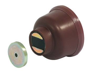 Door stop, For wall mounting, magnetic, pull approx. 10 kg