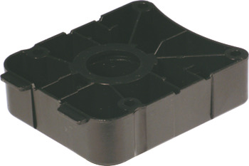 Plinth Foot Top Section, For press fitting or screw fixing, plastic