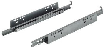 Concealed runner, TAF25 single extension, load-bearing capacity up to 25 kg, steel, installation with pins