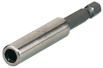 Universal magnetic bit holder, with permanent magnet