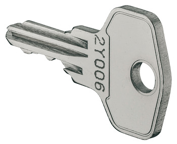 Service key, for cam locks with number wheels