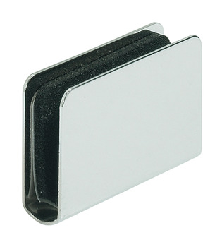 Counterpiece, for magnetic pressure catch glass door, 24.5 mm