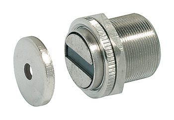 Magnetic catch, for screw fixing, for metal cabinets