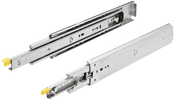 Ball bearing runners, full extension, Accuride 9308, load-bearing capacity up to 227 kg, steel, side/surface mounting