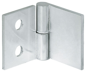 Glass door hinge, For glass/wood constructions, opening angle 180°