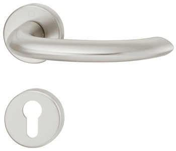 Door handle set, Aluminium, Hoppe, Marseille 1138/42KV/42KVS