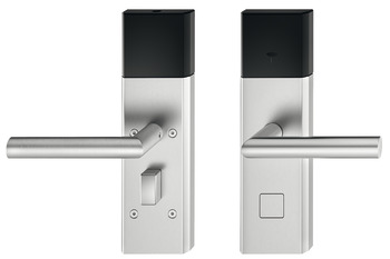 Door terminal set, Häfele Dialock DT 700 with open Bluetooth interface SPK, for interior/guest room doors, with thumbturn