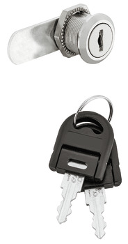PIN code lock, Econo, with plate cylinder, nut attachment, with straight locking cam