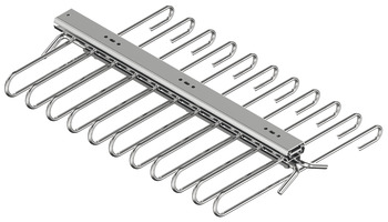 Trouser rack, Extending, for 11 pairs of trousers