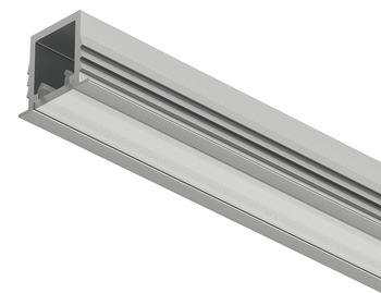 Profile for recess mounting, Häfele Loox5 profile 1104 for LED strip lights